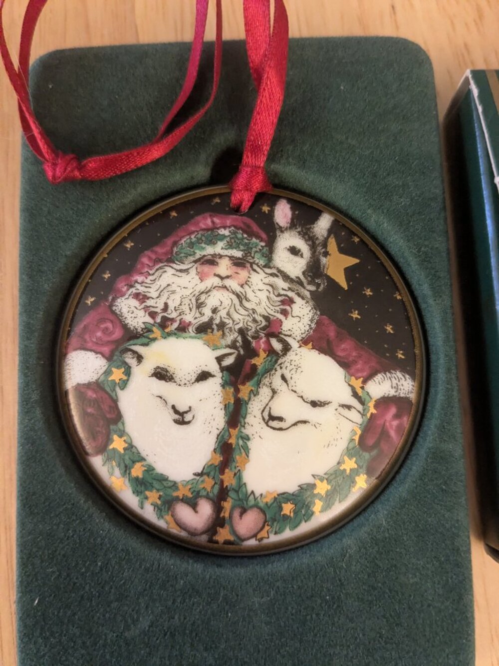 Bing And Grondahl Christmas Around The World Porcelain Christmas Ornament 1998